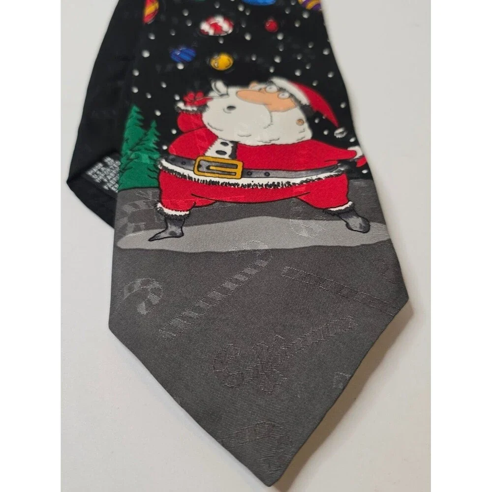 Hallmark santa blowing